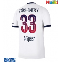 Paris Saint-Germain Warren Zaire-Emery #33 Gostujuci Dres 2026-27 Kratak Rukav